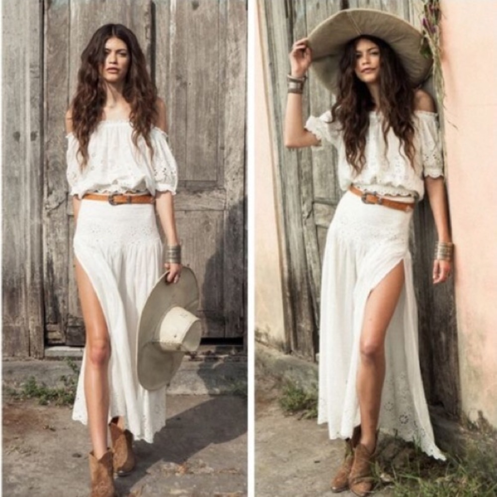 Spell Bambi Split Skirt